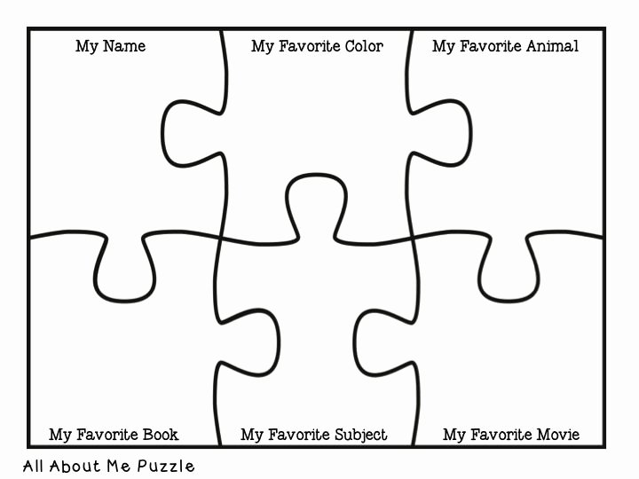 Blank Jigsaw Puzzle Template Luxury 25 Best Ideas About Puzzle Piece Template On Pinterest