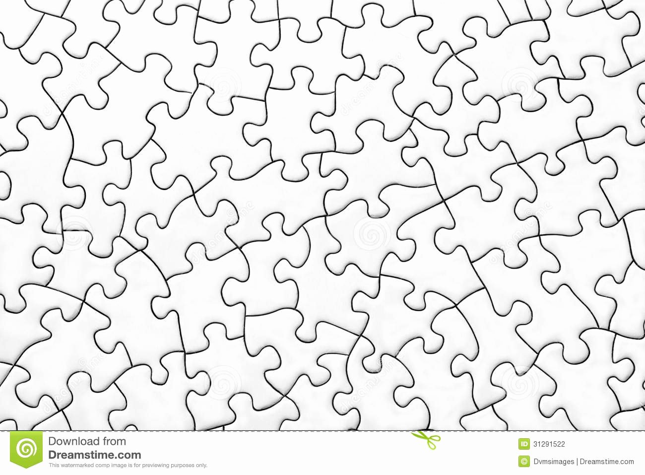 Blank Jigsaw Puzzle Template Unique Blank Jigsaw Stock Graphy Image