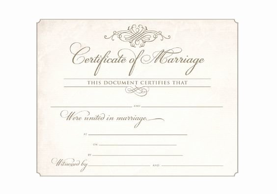 Blank Marriage Certificates Printable Elegant Download Blank Marriage Certificates