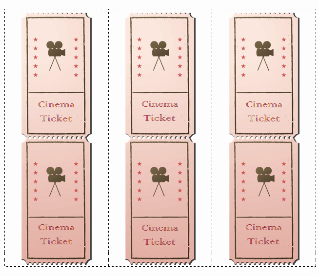 Blank Movie Ticket Template Beautiful 6 Movie Ticket Templates to Design Customized Tickets