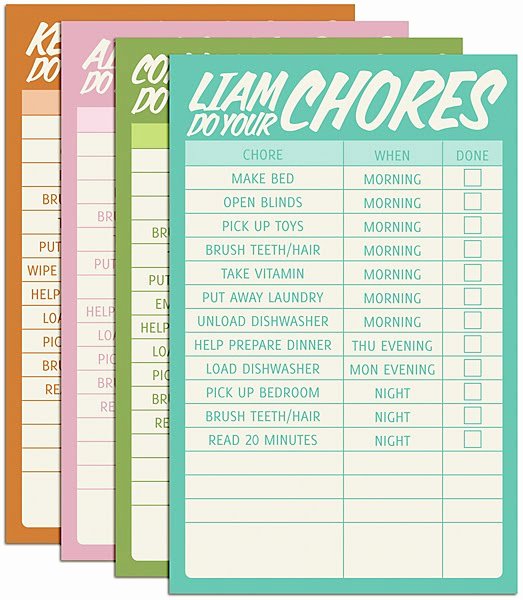 Blank Printable Chore Charts Lovely Free Digital Download – Chore Charts