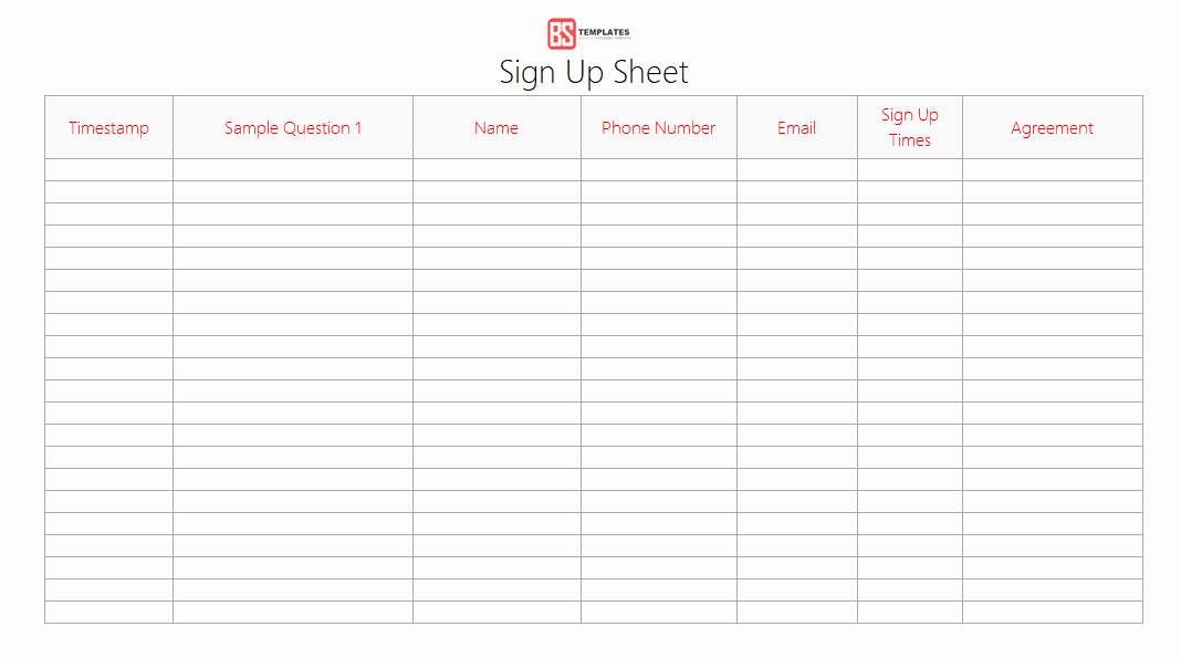Blank Sign In Sheet New Printable Sign In Sheet Templates Blank Employee Signup