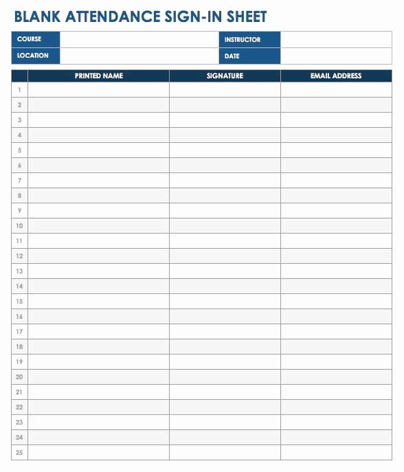 Blank Sign In Sheet Template Best Of Free Sign In and Sign Up Sheet Templates
