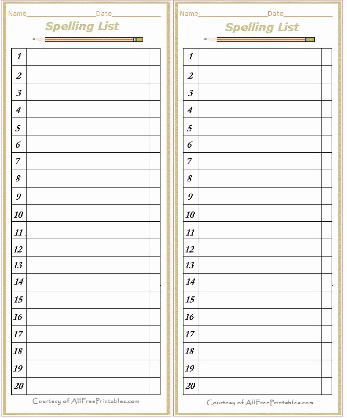 Blank Spelling Practice Worksheets Best Of 1000 Images About Spelling On Pinterest