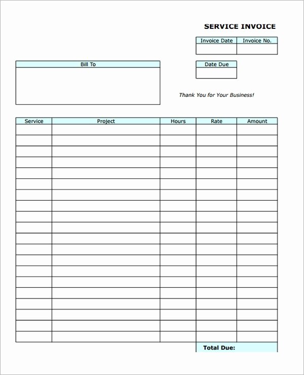 Blank Word Document Free Elegant Blank Invoice Template 20 Download Free Documents In
