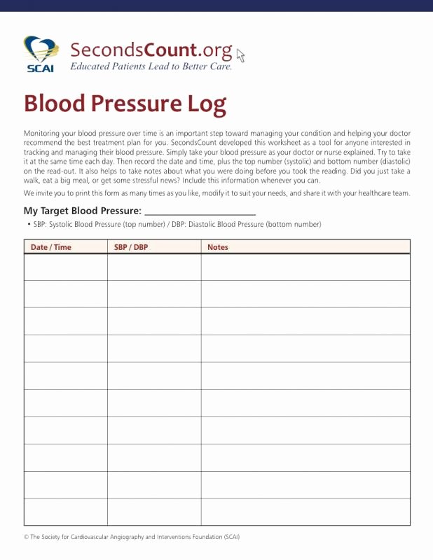 Blood Pressure Record Chart Best Of Blood Pressure Log Sheet
