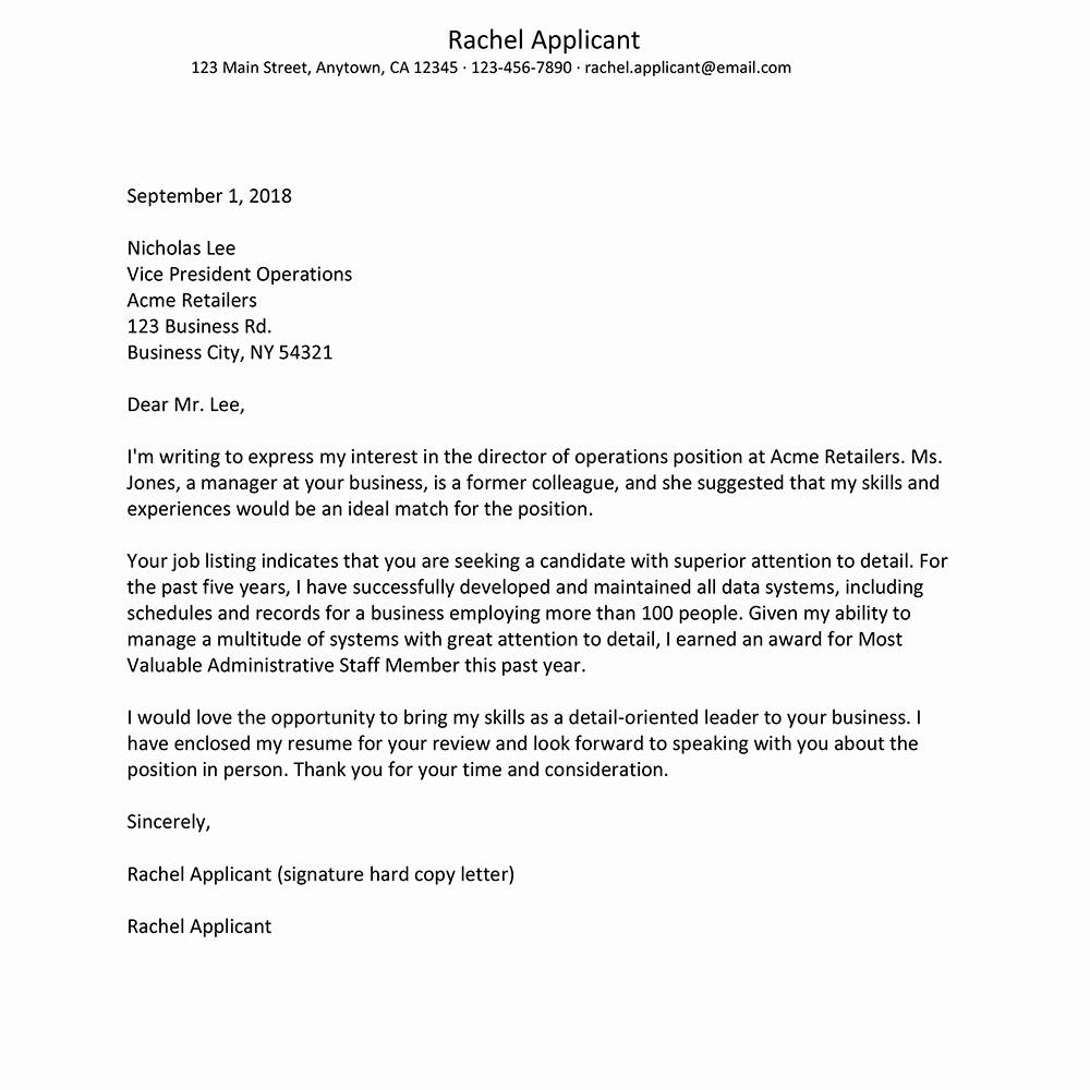 Board Member Bio Template Best Of Director Of Operations Cover Letter Example