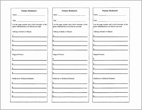 Book Review Template Middle School Luxury 15 Best Of Printable Chapter Summary Worksheets