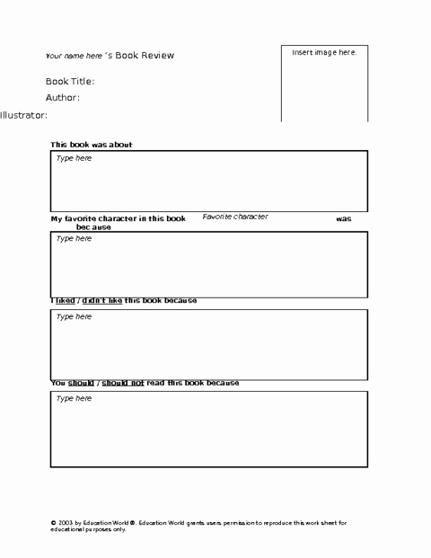 Book Review Template Middle School New 17 Best Of Book Review Worksheet Middle School