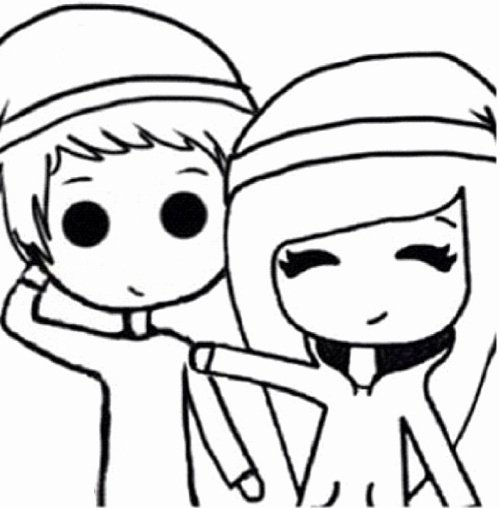 Boy and Girl Template Lovely Chibi Template Chibi Stencils Pinterest