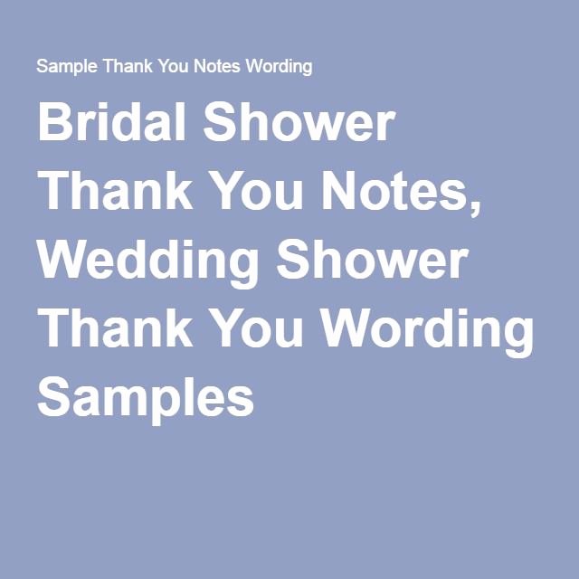Bridal Shower Thank You Examples Elegant 104 Best Thank You Note Examples Images On Pinterest