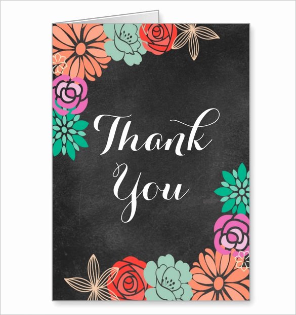 Bridal Shower Thank You Template Elegant 16 Bridal Shower Thank You Cards Psd Eps Ai