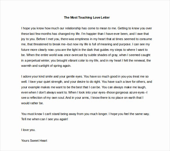 Broken Heart Letters to Him Awesome Love Letters for Him – 25 Free Word Pdf Documents