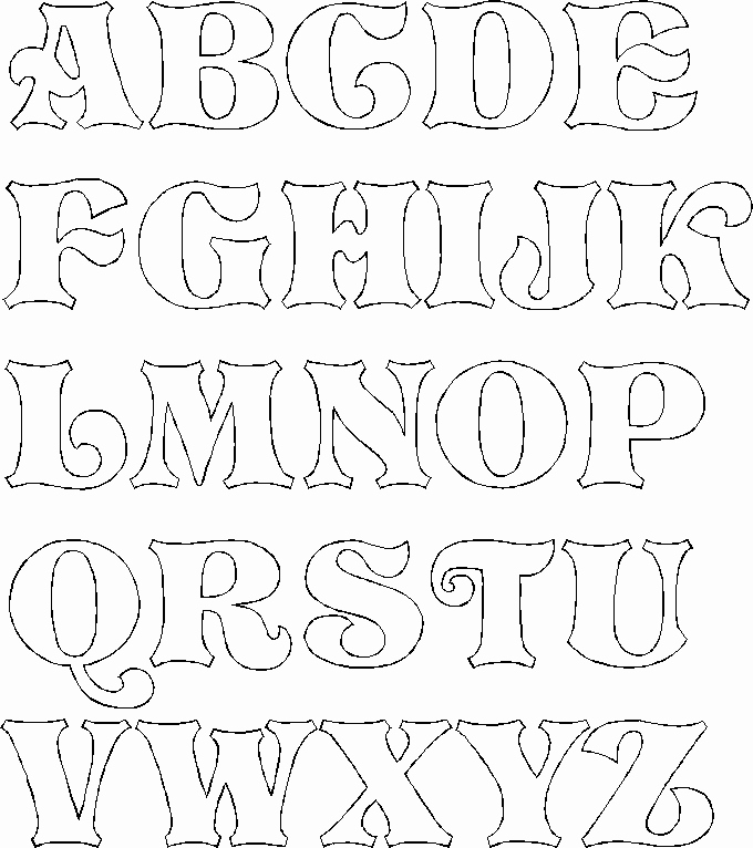 Bubble Letter Font Printable Elegant Fancy Bubble Letters Alphabet