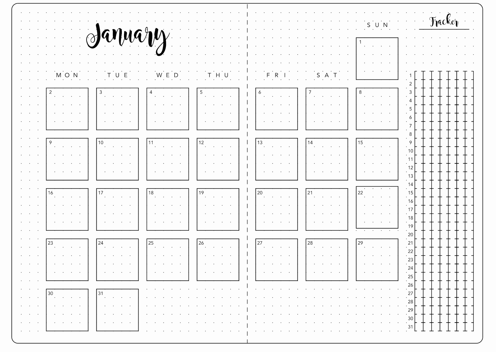 Bullet Journal Layout Templates Lovely Monthly Set Up Instead Of Tracker Notes