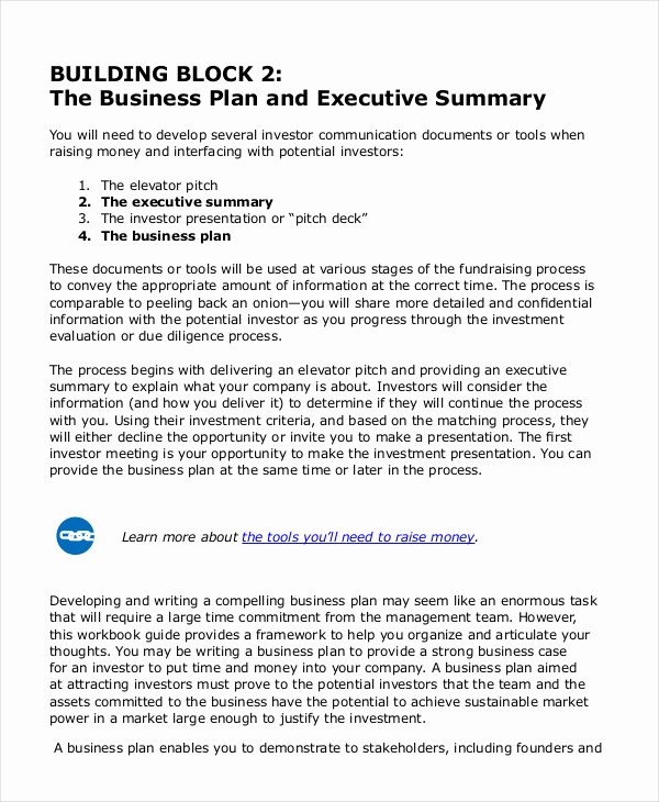 Business Executive Summary Example Elegant How to Write A Business Overview