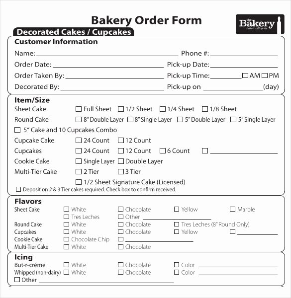 Cake order forms Templates Inspirational Pin by Page S Slammin Sweets On Cake Practice Idea In 2019