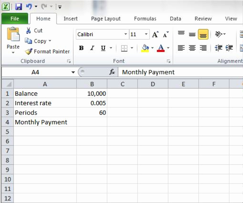 Car Loan formula Excel Beautiful Using Microsoft Excel to Estimate Your Car Payments