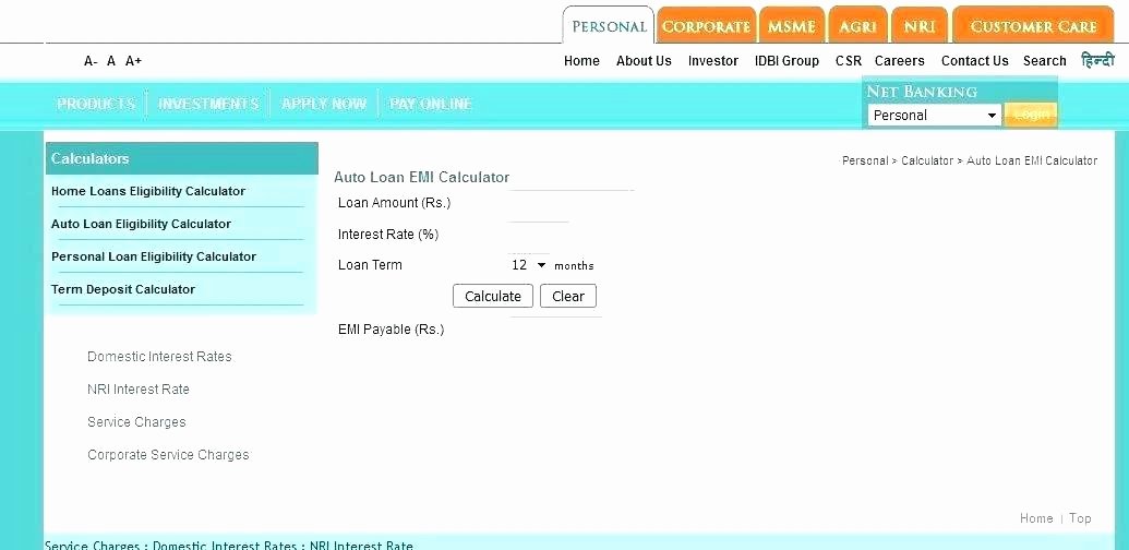 Car Loan formula Excel New Auto Loan Payoff Calculator Excel – Wingsmedia