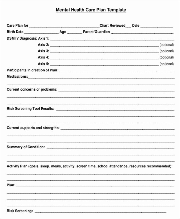 Care Plan Template Inspirational How to Be E A Mental Health Nurse In Ontario