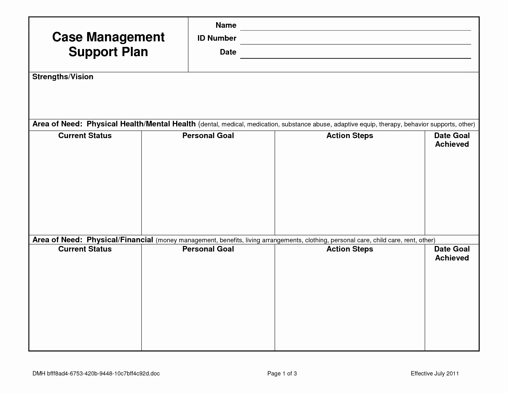 Case Note Example social Work Beautiful Case Notes Template Case Management Service Plan