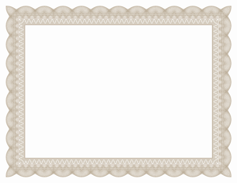 Free Certificate Templates and Borders