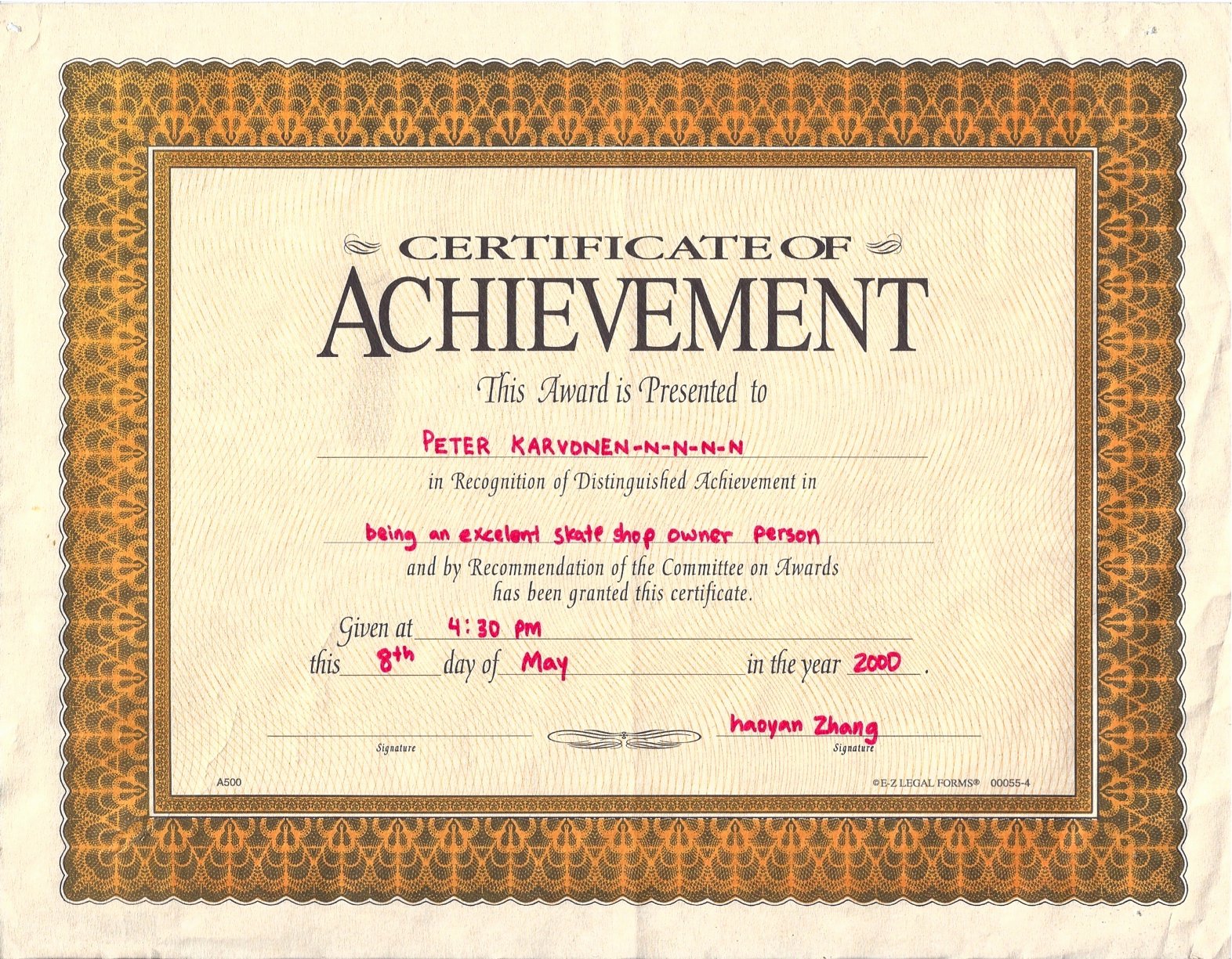 Certificate Of Achievement Fresh Certificate Achievement Quotes Quotesgram