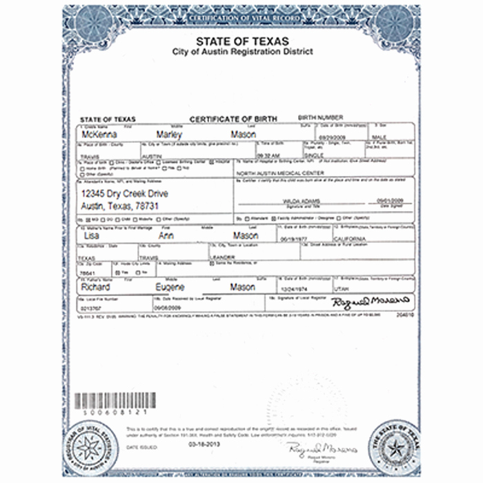 Certificate Of Live Birth Template Best Of Get Vital Record Birth Certificate