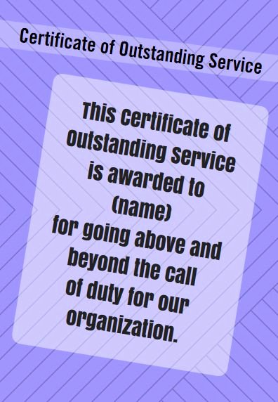 Certificate Of Service Example Beautiful 31 Best Images About Award Certificate Templates On