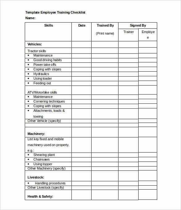 Check Template for Word Fresh Checklist Template – 38 Free Word Excel Pdf Documents