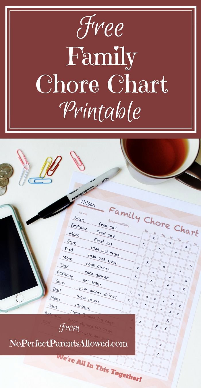 Chore Chart for Family Best Of Best 25 Family Chore Charts Ideas On Pinterest