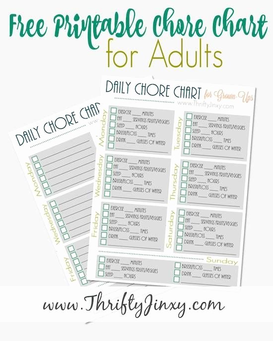 Chore Charts for Adults Beautiful Pinterest • the World’s Catalog Of Ideas