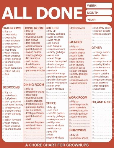 Chore Charts for Adults Unique Best 25 Adult Chore Chart Ideas On Pinterest