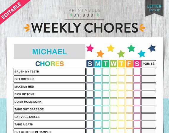 Chore Charts for Multiple Children Best Of Kids Chore Chart Chore Chart for Kids Kids Chores