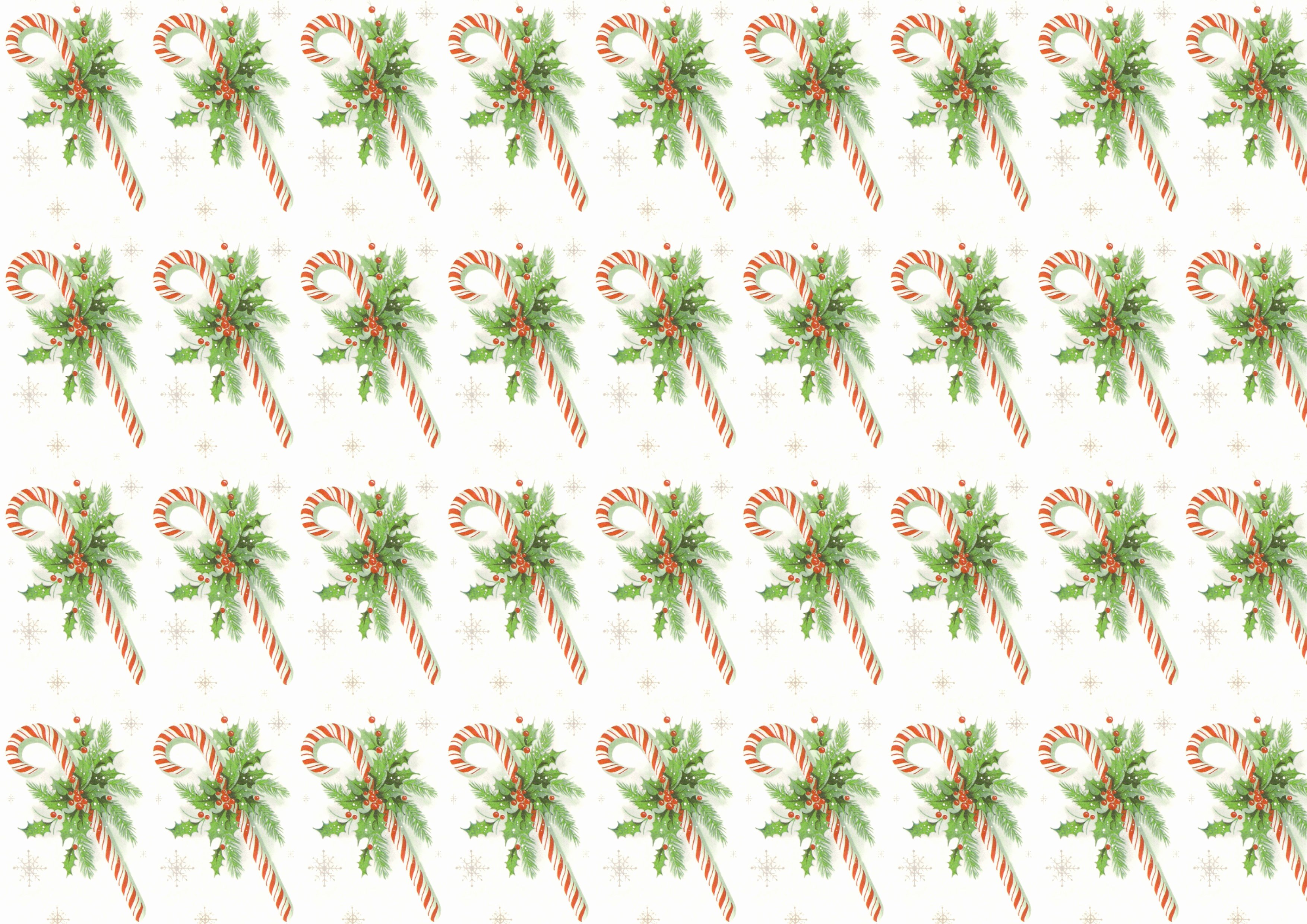 Christmas Paper to Print Awesome Retro Candy Cane – Seamless Tile and Printable Papers