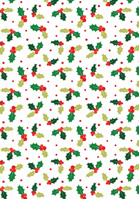 Christmas Paper to Print Beautiful Free Craft Designs Free Christmas Holly Scrapbook Paper