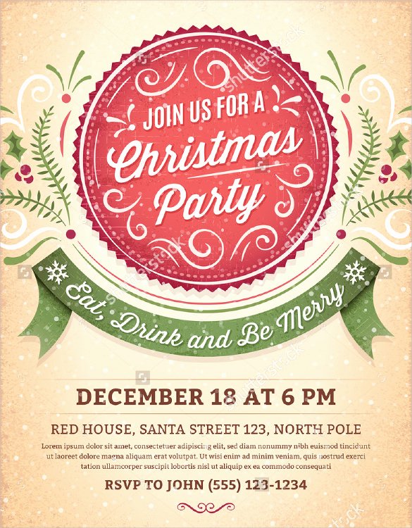 Christmas Party Invitation Template Free Inspirational 59 Invitation Templates Psd Ai Word Indesign