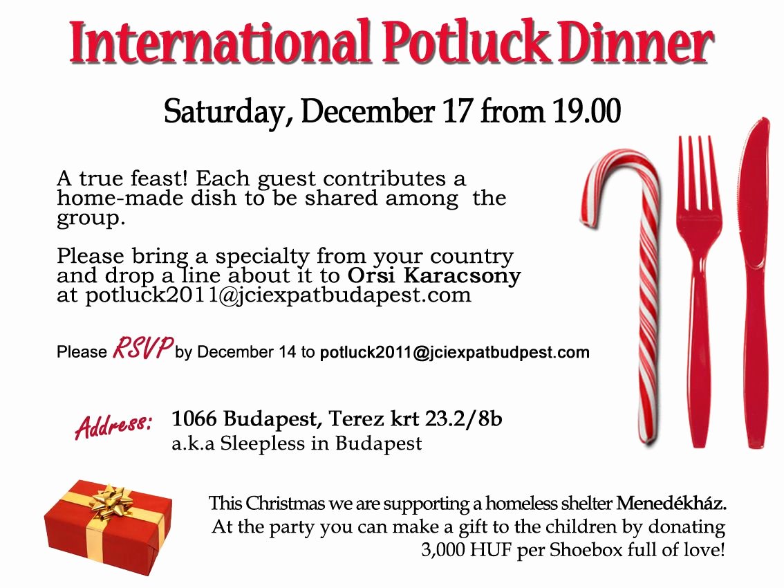 30 Christmas Potluck Invitation Wording Example Document Template