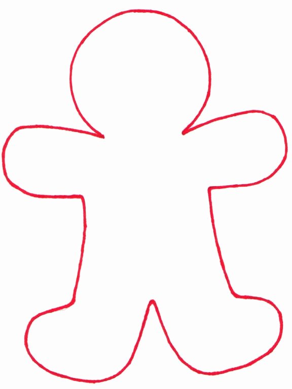 Christmas Templates to Print Inspirational Christmas Crafts Print Your Gingerbread Man Template at