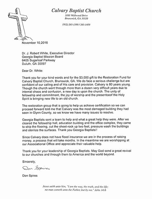 Church Resignation Letter for Pastors New Open Door Pastor Writes Letter Of Appreciation for
