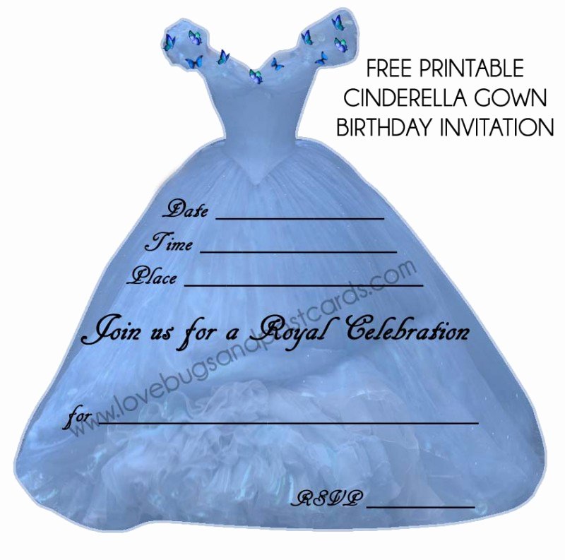 Cinderella Invitation to the Ball Inspirational Cinderella Birthday Invitations Free Printables Party