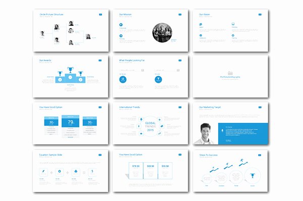 Clean Powerpoint Templates Free Unique Clean Business Powerpoint Template On Behance