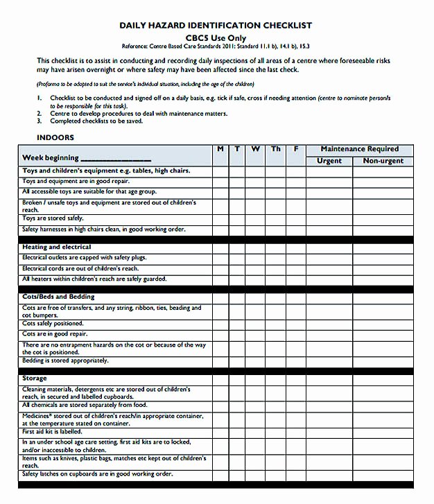 Cleaning Checklist Template Word Elegant Checklist Template Easy and Helpful tools for You