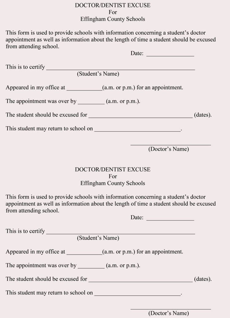 30 Cleveland Clinic Doctors Note Example Document Template