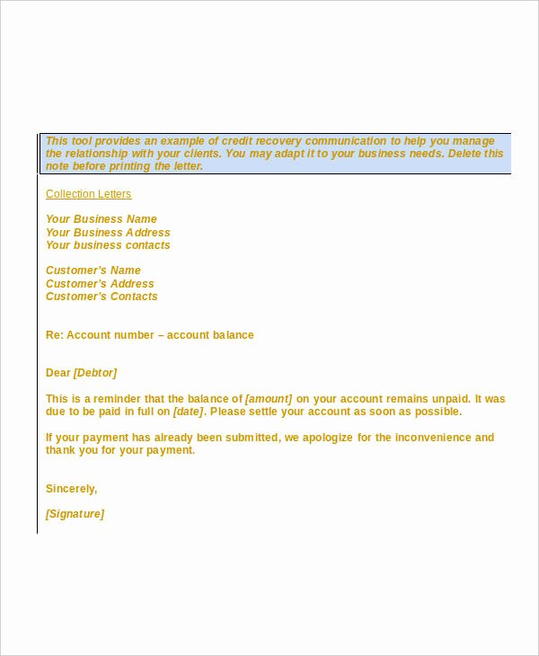 Collection Letter to Customer Awesome Sample Debt Collection Letter by attorney Wemaketotem