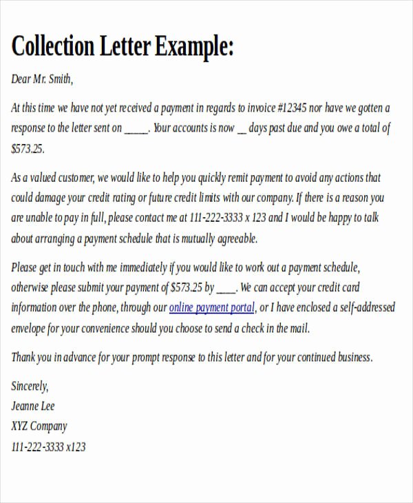 Collection Letters to Customers New 43 Collection Letter Examples Google Docs Ms Word