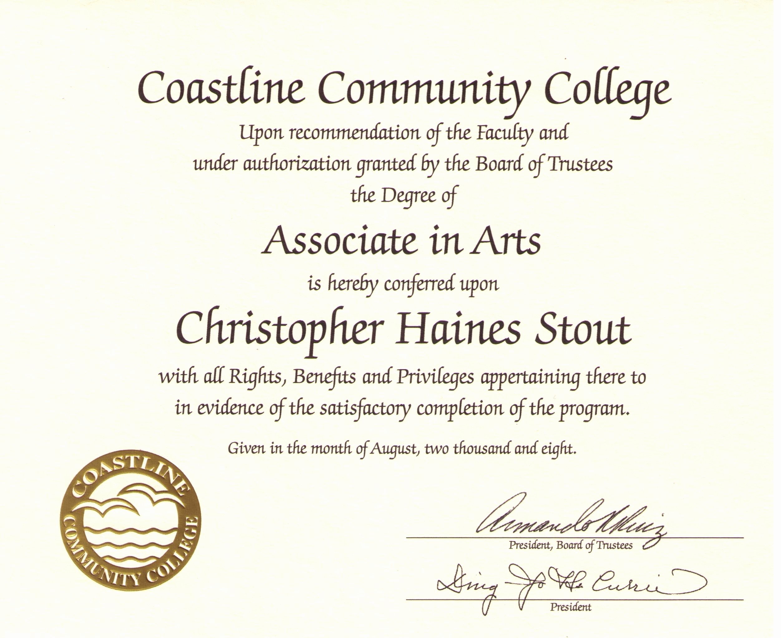 College Degree Certificate Templates Unique Free Printable College Diploma