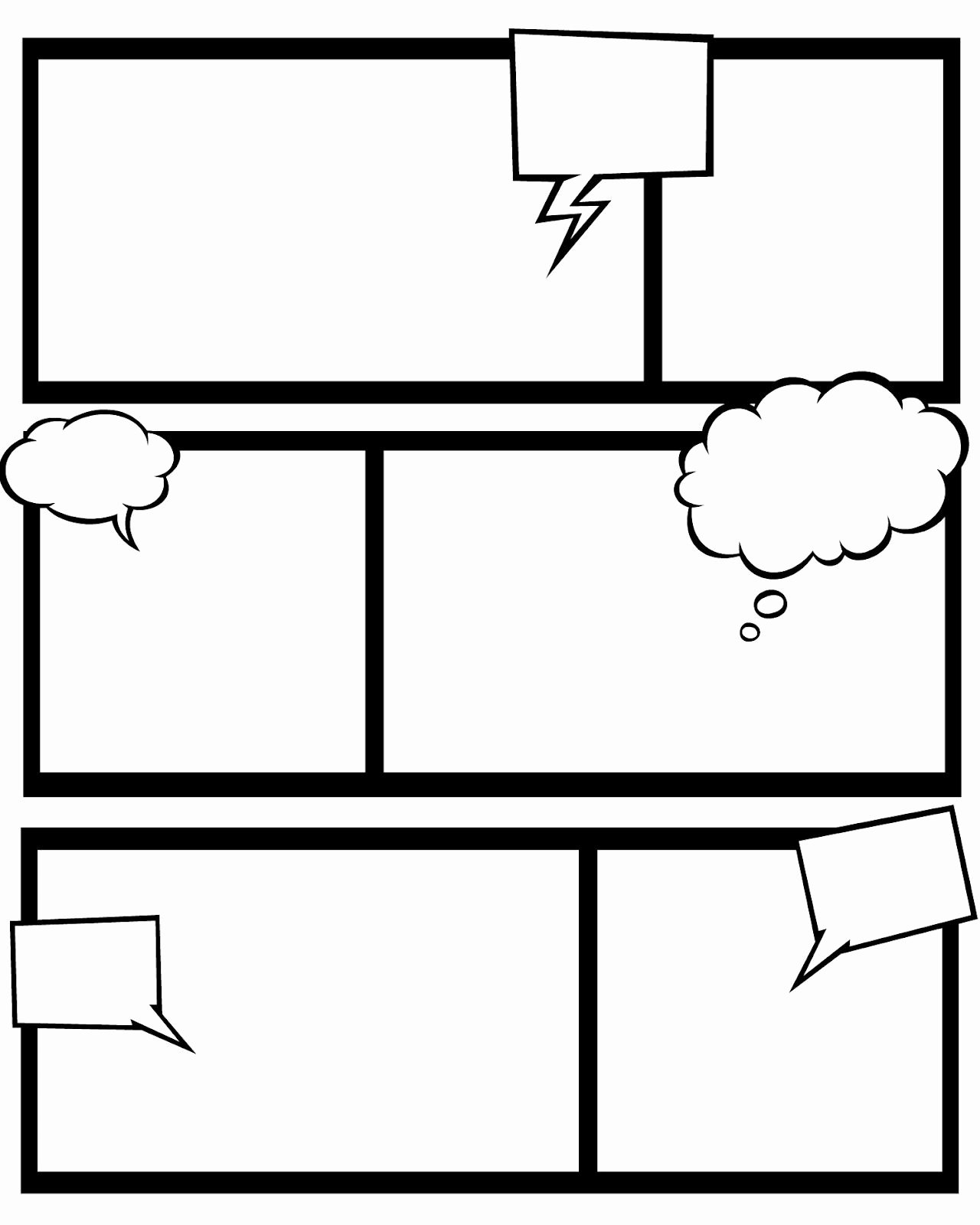 Comic Strip Template Awesome Ic Strip Blank Template Love to Learn