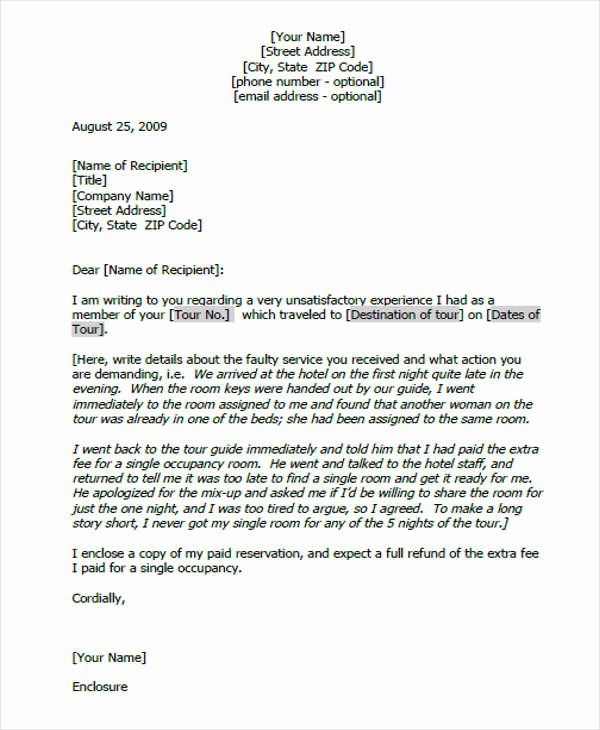Complaint Letter to Company Lovely Plaint Letter Against Travel Agency