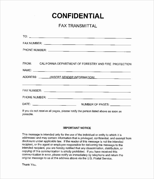 Confidential Notice for Documents Unique 9 Confidential Fax Cover Sheet Templates Doc Pdf
